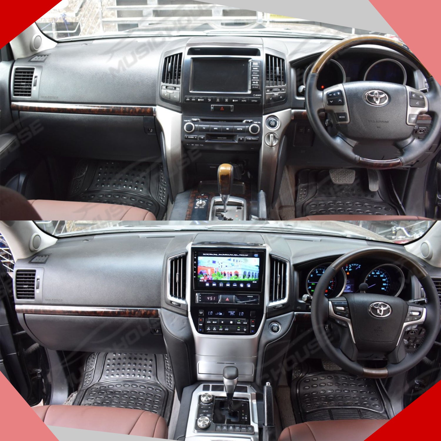 Interior with OEM Multimedia Panel And Steering