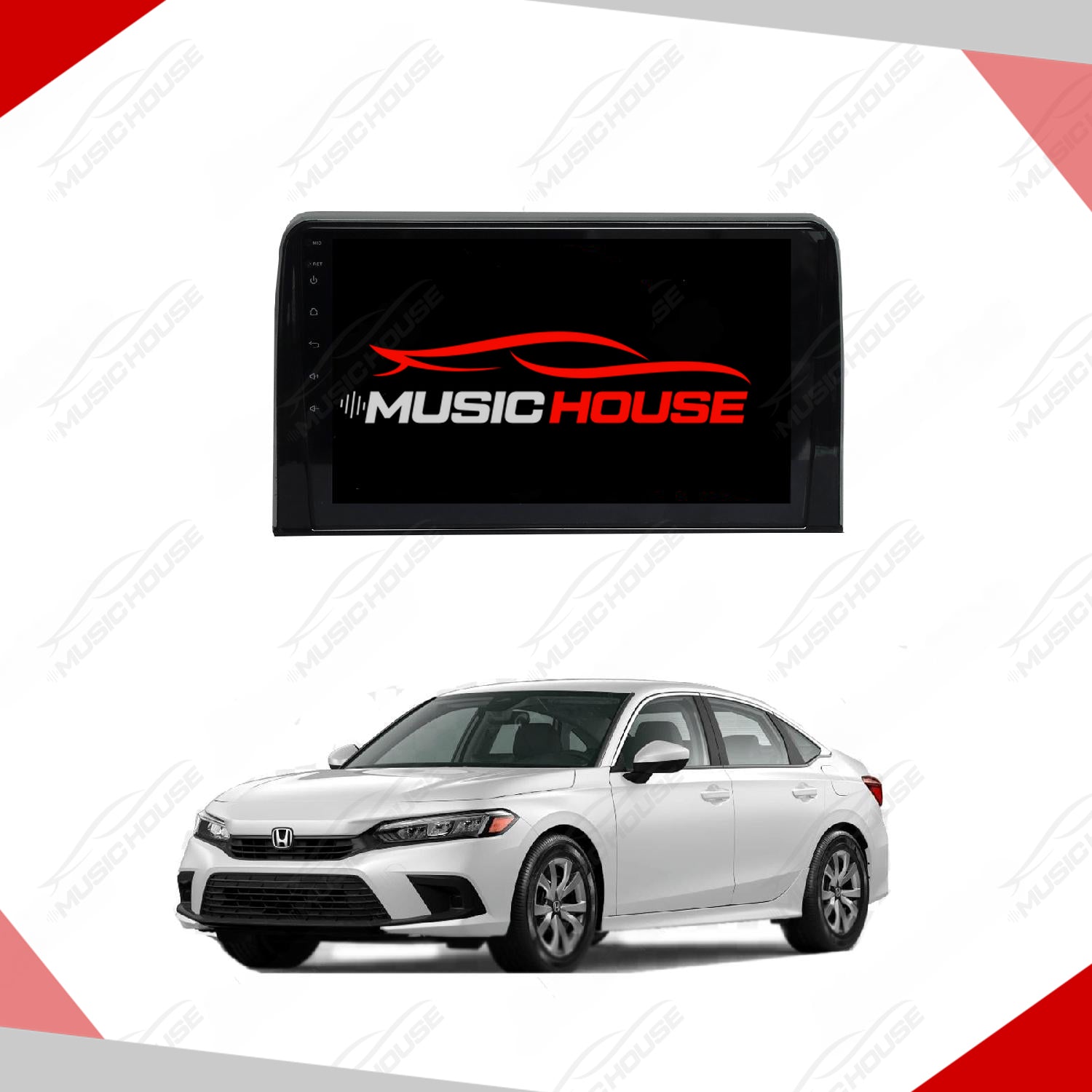 Honda Civic 2022 Android IPS Multimedia Display
